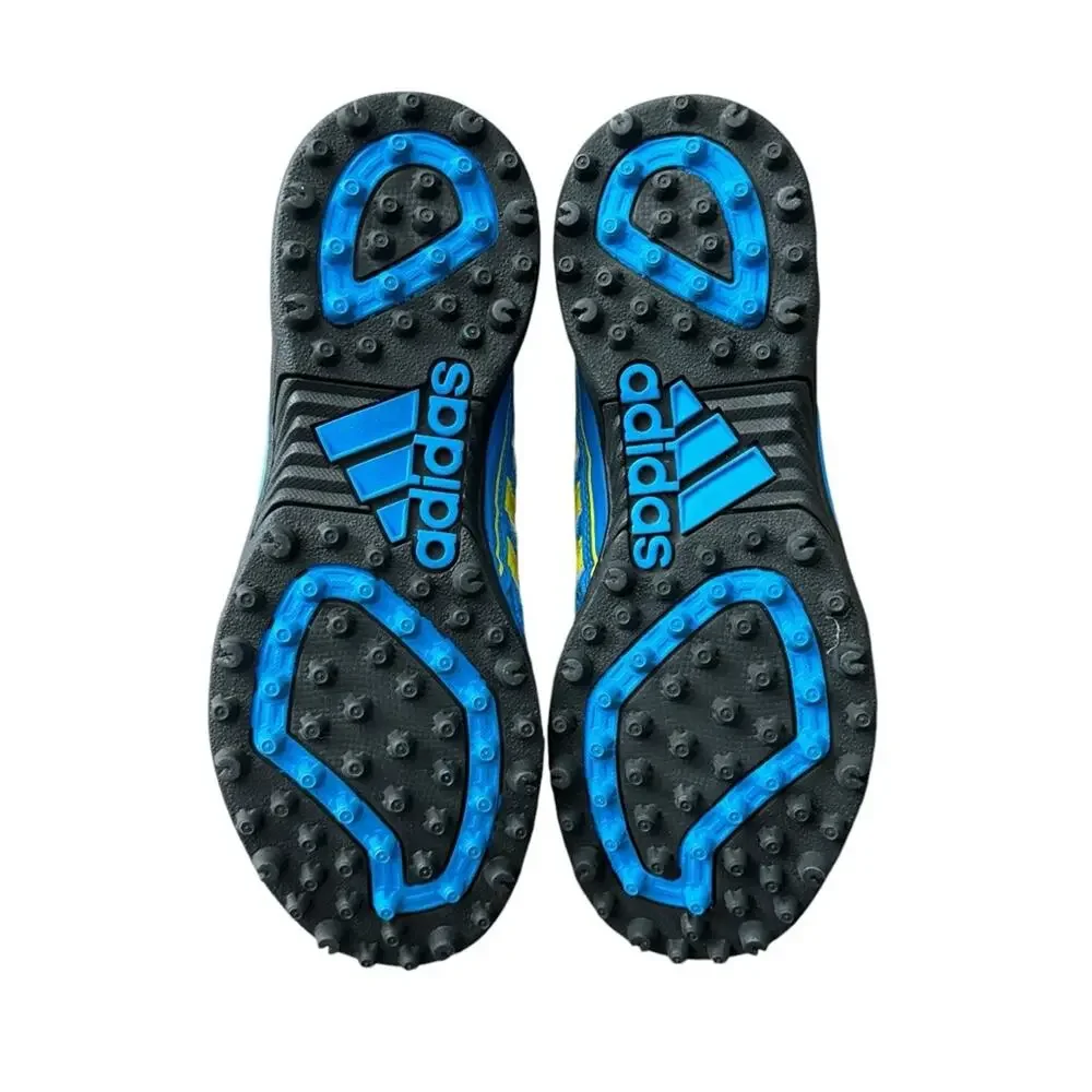 Adidas SRS.3 Blue Yellow Unisex Field Hockey Shoe M6.5 W8 NWT - Picture 5 of 9